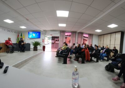 Apresentação do Comitê de Cultura de SC na Câmara de Vereadores de Salto Veloso