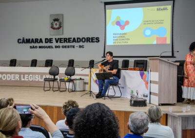 Apresentação Institucional do CCSC na Câmara de Vereadores de São Miguel do Oeste