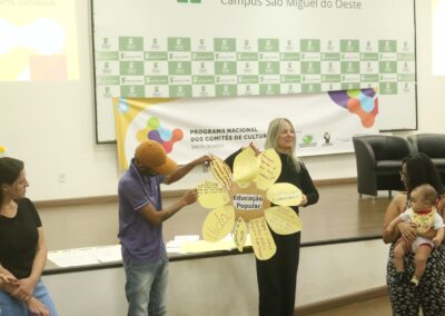 Educação Popular e cultura dos territórios; Afirmação da Cultura Afro-brasileira; Acesso às políticas culturais – (Caravana P – Contando, Cantando e Encantando)