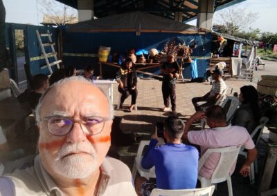 Reunião Comite com Indigenas - Nelson Brum Motta - Maria da Glória Weissheimer